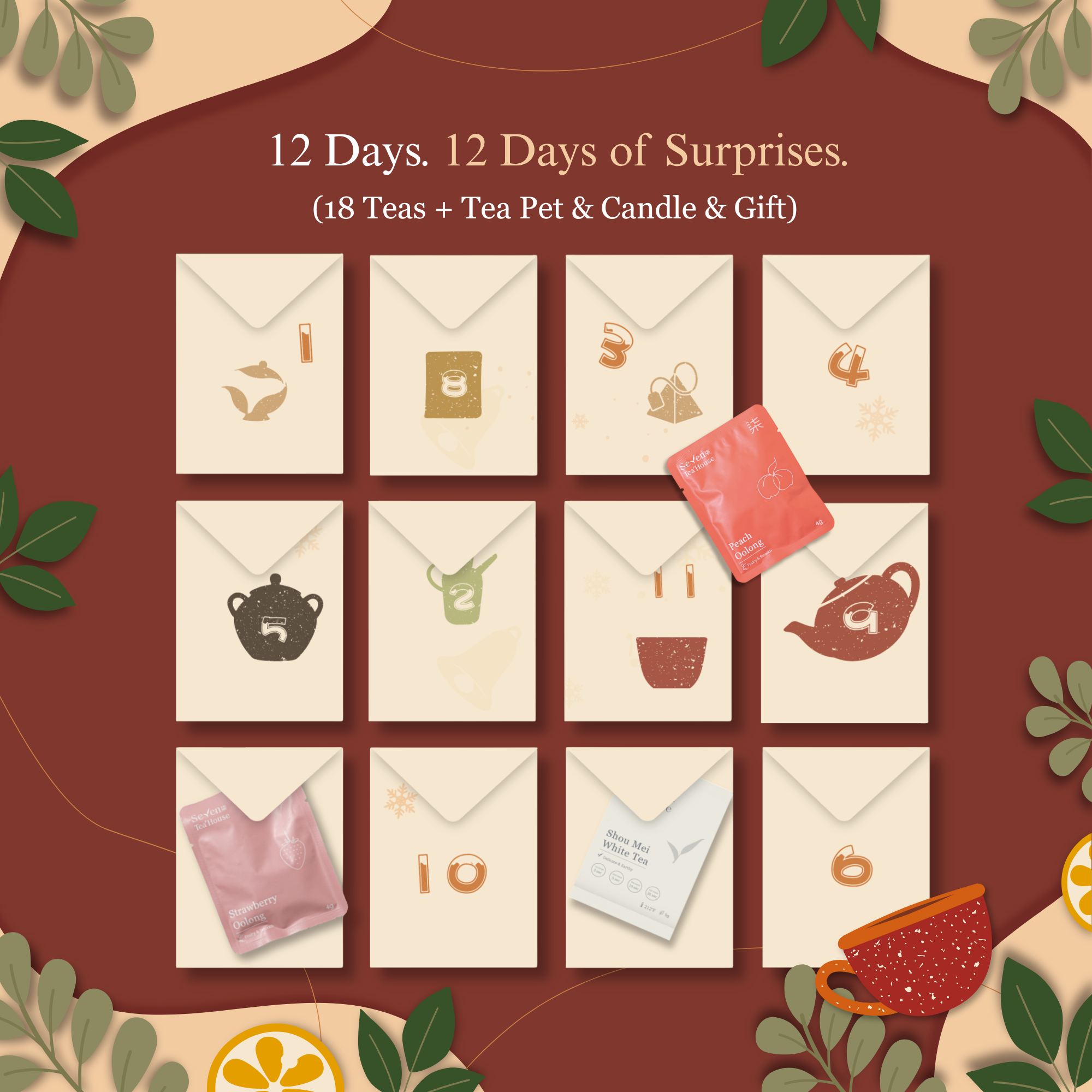 Tea Advent Calendar - 12 Days Surprise Box
