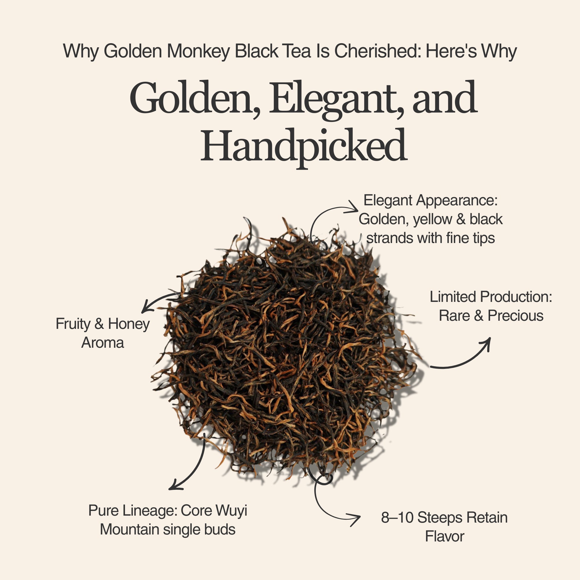 Golden Monkey Black Tea β 50g/1.8oz