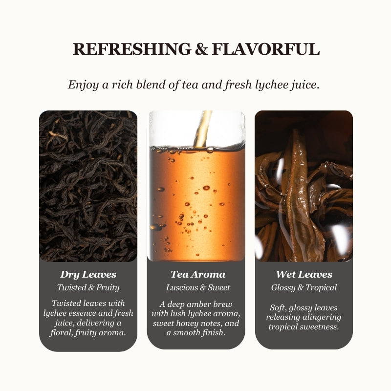 Lychee Artisan Black Tea – 50g / 1.8oz