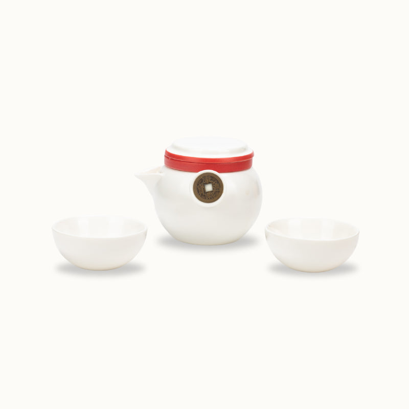 Coin Tea Set with Travel Case