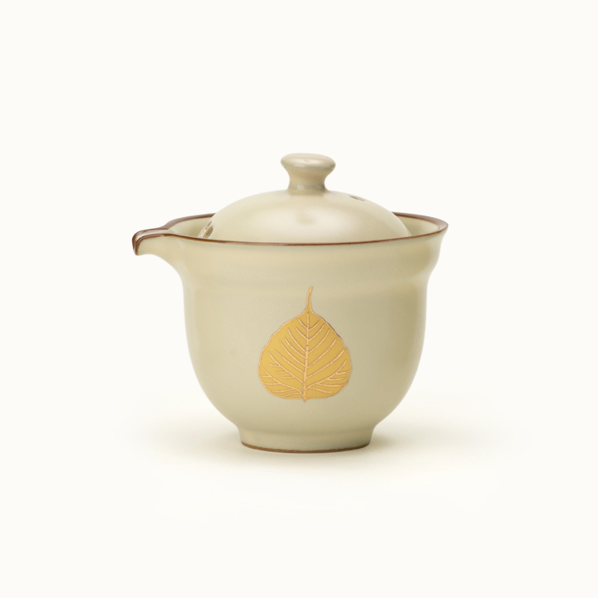 Portable Ceramic Gongfu Travel Tea Set | 1 Pot, 3 Cups & Travel Case
