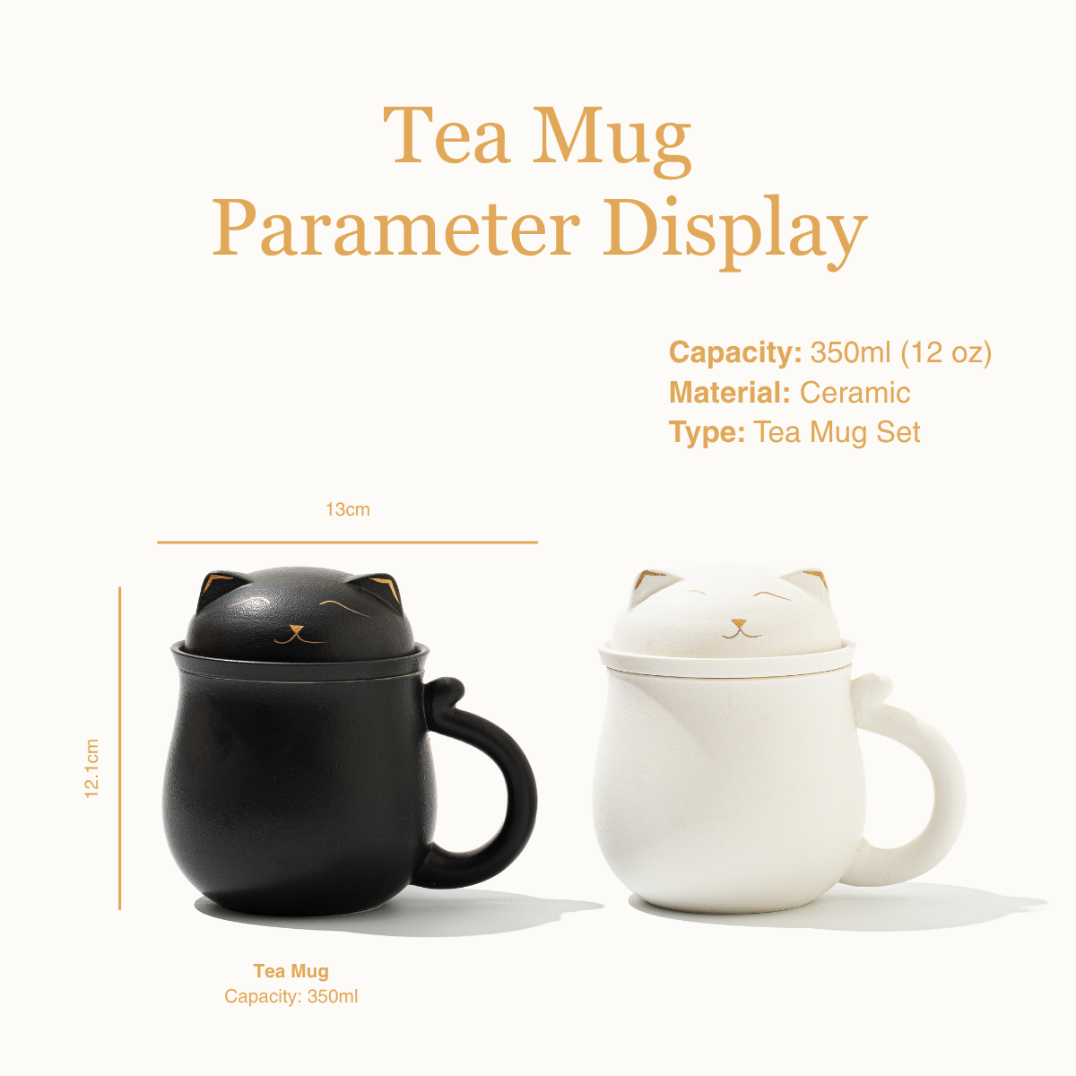 The Big Cat Ceramic Tea Mug