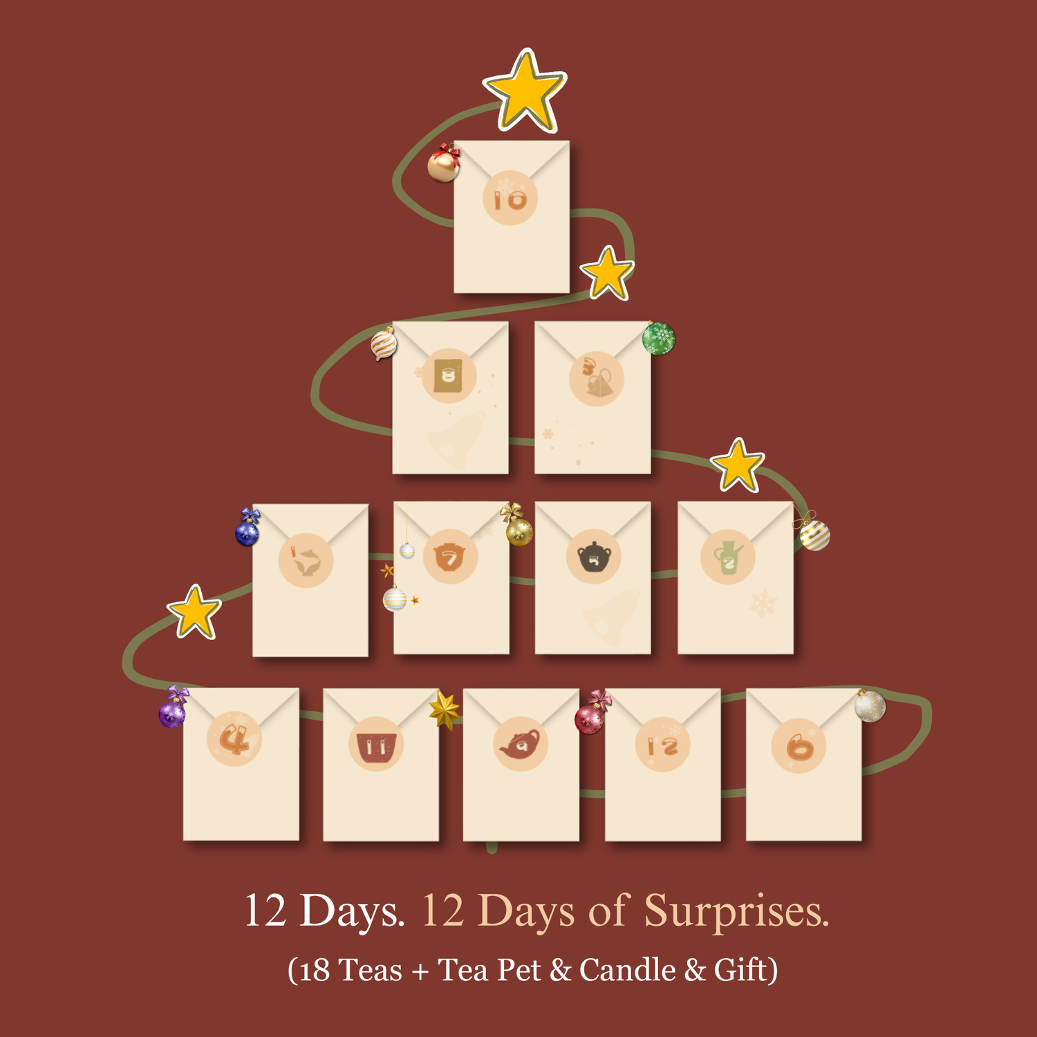 Tea Advent Calendar - 12 Days Surprise Box