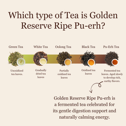 Golden Reserve Ripe Pu–erh – 50g / 1.8oz